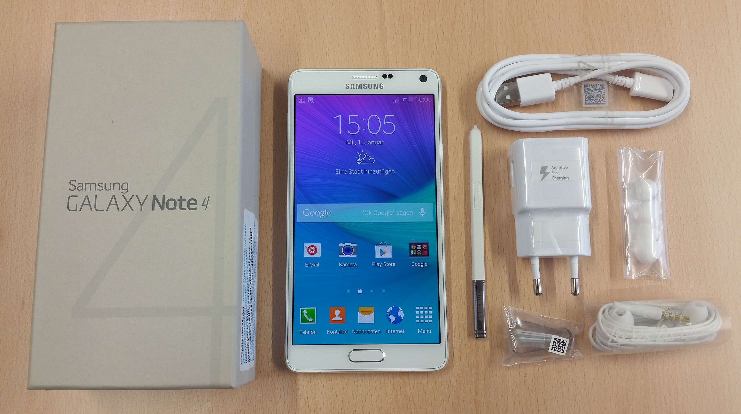 Samsung GALAXY Note 4 Unboxing