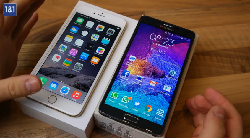 Samsung GALAXY Note 4 vs. iPhone 6 Plus
