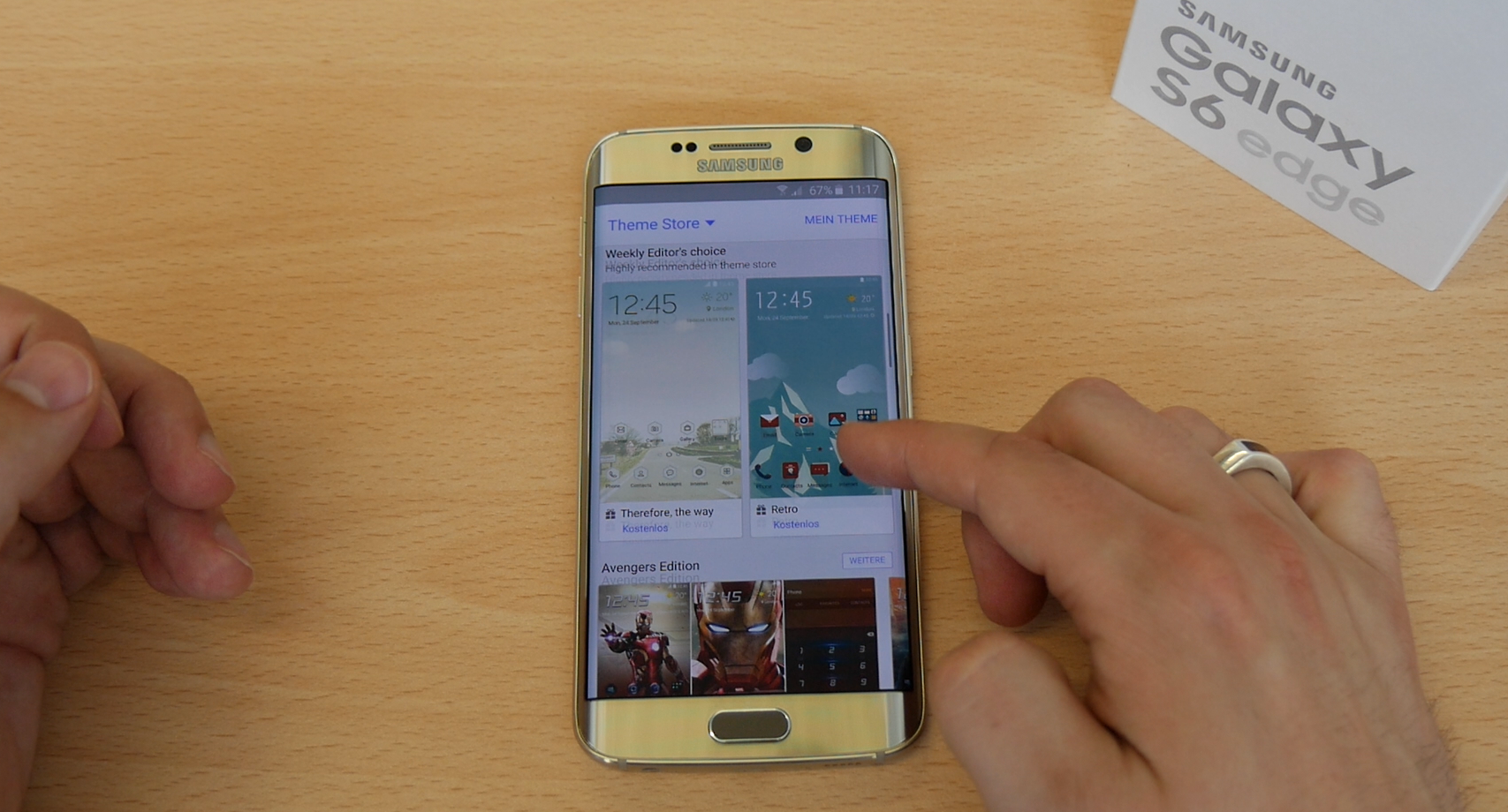 Themes beim Samsung Galaxy S6