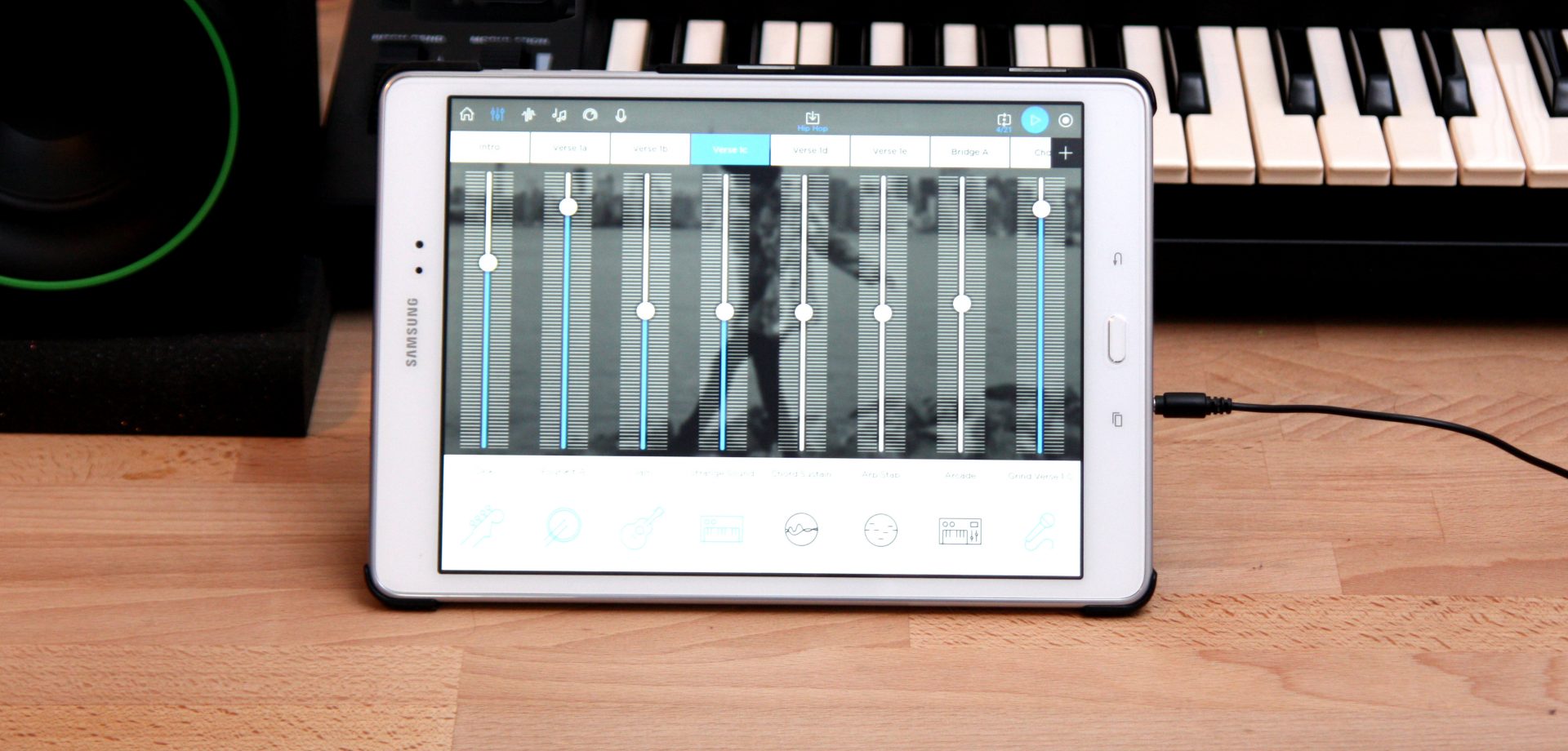 Musik machen mit dem Tablet