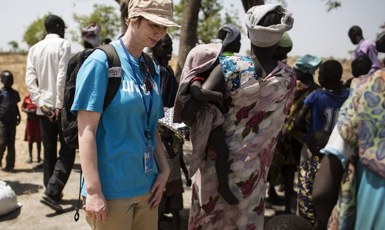 Angela Griep im Südsudan © UNICEF/Siegfried Modola